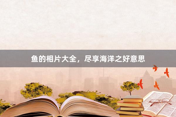 鱼的相片大全，尽享海洋之好意思
